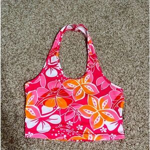 Pink and orange tank top